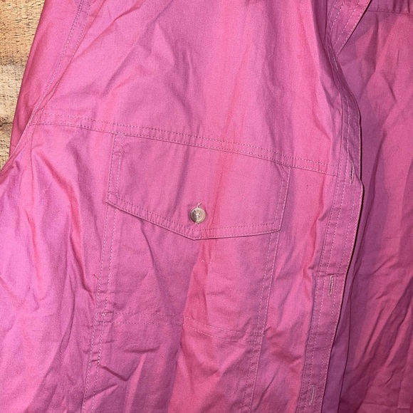 Only Necessities Pink Button Down Shirt - Picture 2 of 3
